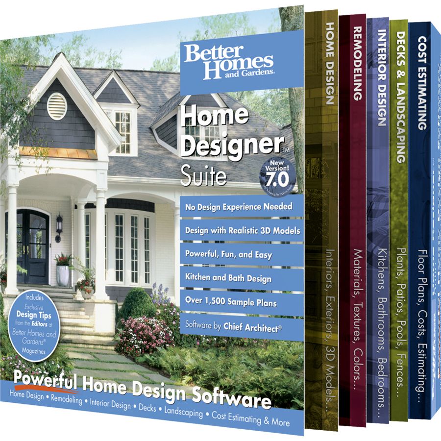 Chief Architect Better Homes & Gardens Home Designer Suite 7.0
