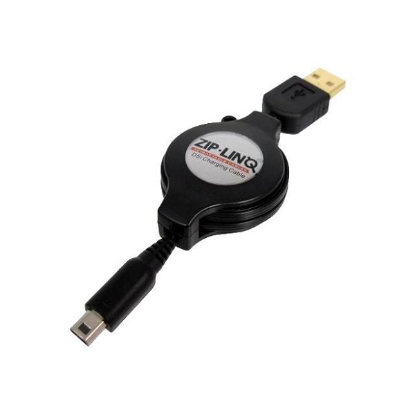 Cables Unlimited Ziplinq 46" Retractable Charging Cable for Nintendo