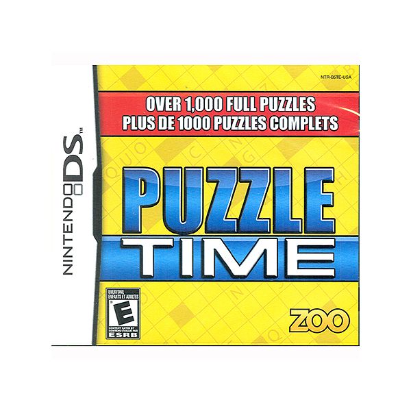 Zoo Games Puzzle Time for Nintendo DS