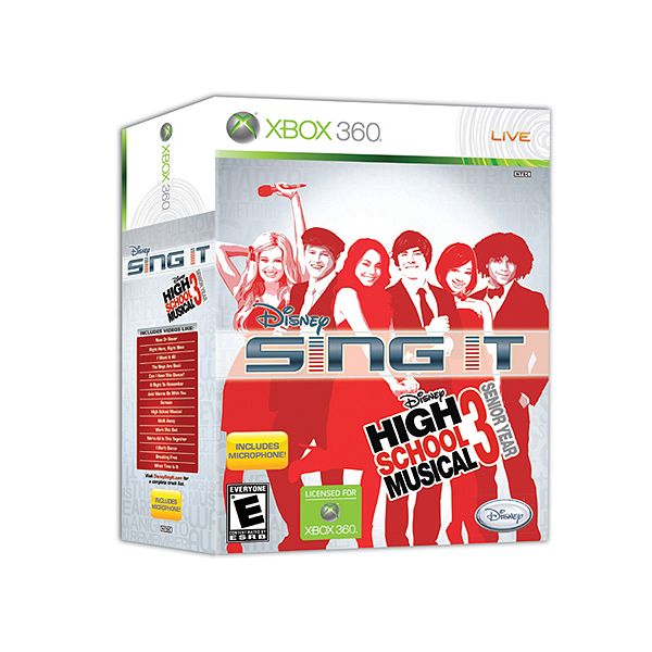 Disney Interactive Disney Sing It: High School Musical 3 with microph