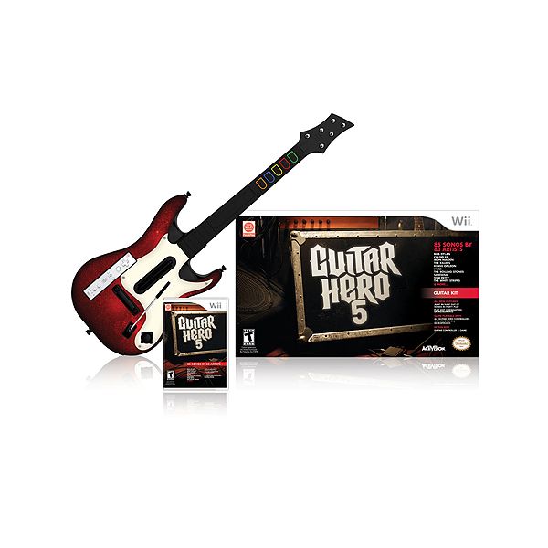Activision Guitar Hero 5 with guitar