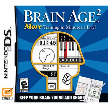 Nintendo NDS, Brain Age 2 More Training In Minutes A Day