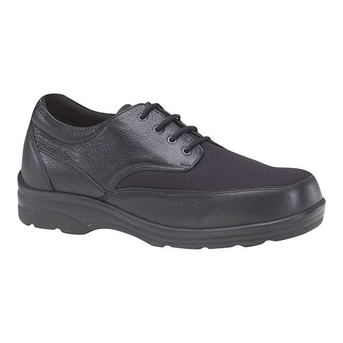 Aetrex Men's Ambulator Stretcher Oxford - Black Spandex/Leather - 1230M Best Price