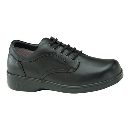 Aetrex Men's Ambular Biomechanical Oxford - Black Smooth Leather - B2000M Best Price
