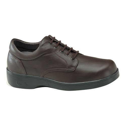 Aetrex Men's Ambular Biomechanical Oxford - Brown Smooth Leather - B2100M Best Price