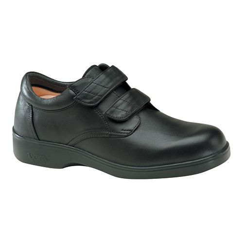 Aetrex Men's Ambulator Conform Double Strap - Black Smooth Leather - 1260M Best Price