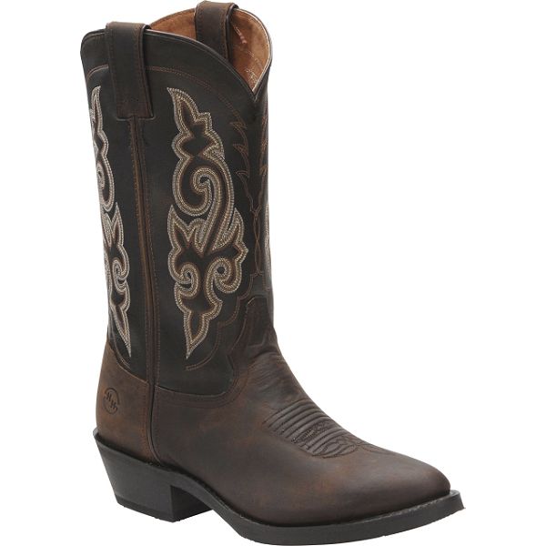 Double-H Boot Company Men's 12in Work Western - Tan (DH3255)