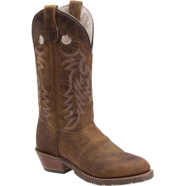 Double-H Boot Company Women's 12" Work Western - Brown (DH5159)