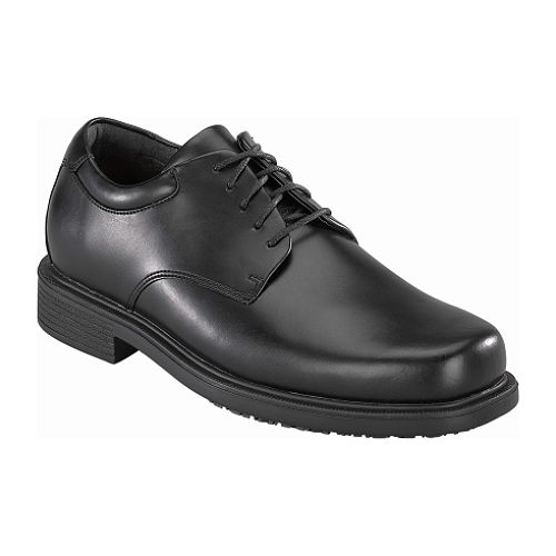 Rockport Works Work Up 5 Eye Tie Soft Toe Slip Resistant Dress Oxford - Black