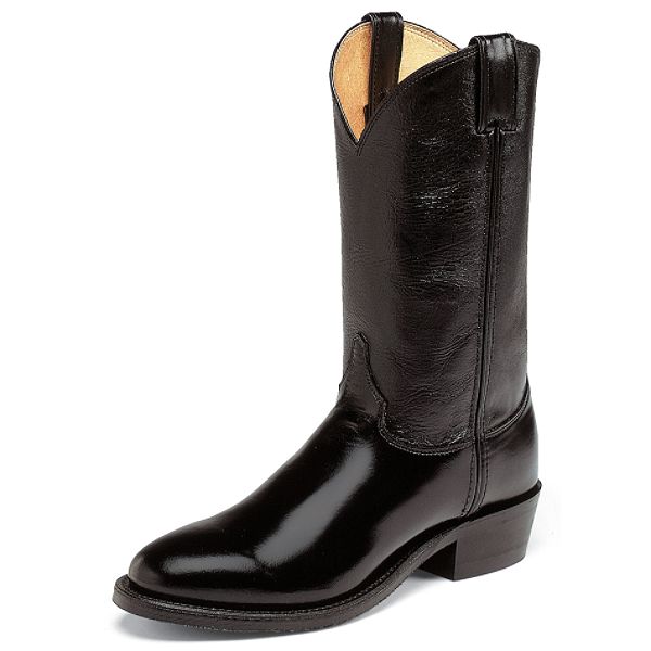 Justin Men's Black Melo-Veal Western Boot