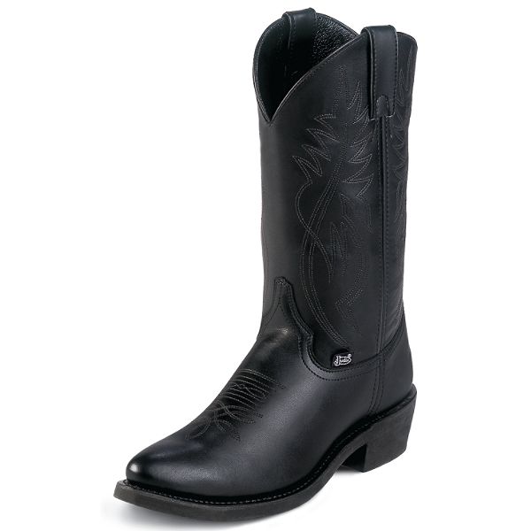 Justin Men's Black Cow Western Boot JB1104