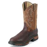 Tony Lama Chocolate Shoulder Western Work Boot