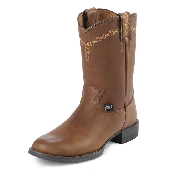 Justin Men's Westerner Western Boot - Coffee