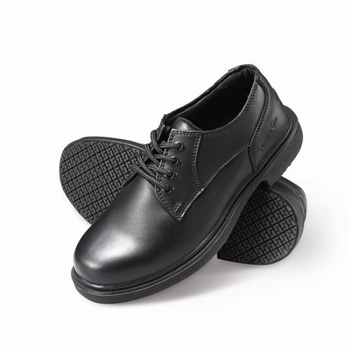 Genuine Grip Men's Slip-Resistant Oxfords Work Shoes #7100 Black Best Price