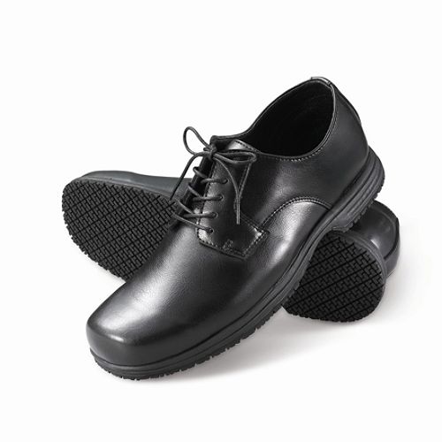 Genuine Grip Men's Slip-Resistant Oxfords Casual Shoes #9540 Black Best Price