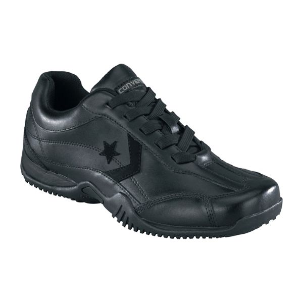 Converse Work Men's Slip Resistant Eurocasual Oxford Shoe - Black