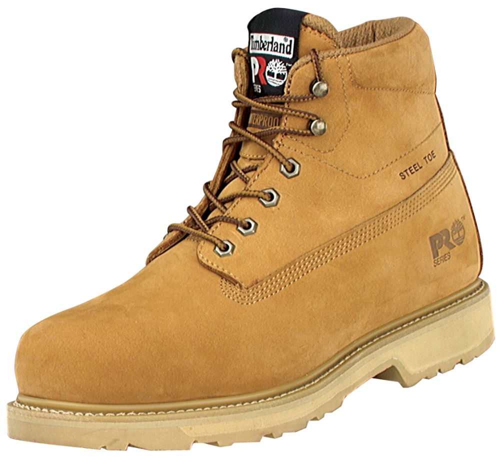 Timberland Pro PRO Series Work Boots, 6 inch Ground Breaker, Soft Toe, Tan