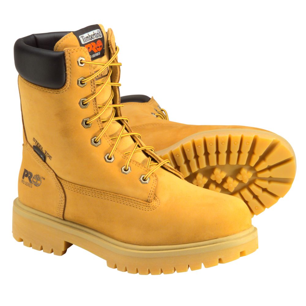 Timberland Pro 8 in. Groundbreaker Steel Toe Boot, Wheat