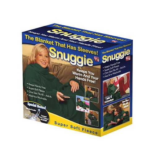 As Seen On TV Snuggie, 1 Blanket Hunter Green - 01224366