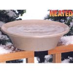 Allied Precision Industries Heated Bird Bath with EZ Tilt Deck Mount and Pole