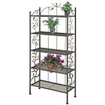 Deer Park Ironworks Vine and Leaf Bakers Rack