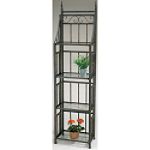 Deer Park Ironworks Skinny Finial Bakers Rack