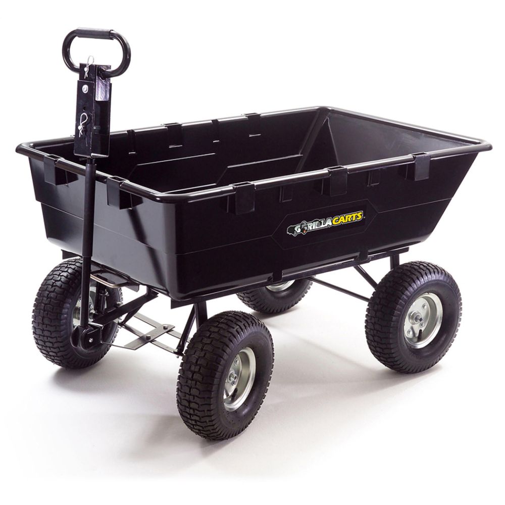 Gorilla Carts 1,200-lb. Plastic Dump Cart