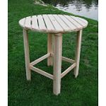 Shine Company Patio Round Counter Table Unfinished