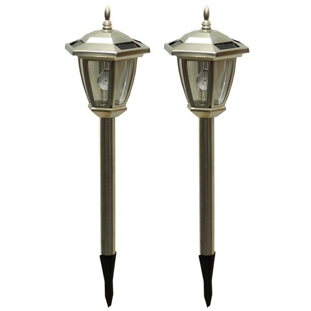 Tricod Tricod Stainless Steel Hexagon Solar Light with 3 LEDs