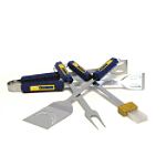 PSS NFL, officially licensed San Diego Chargers 4-piece barbecue grill tool set