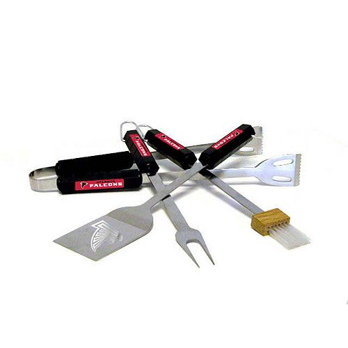 PSS NFL, officially licensed Atlanta Falcons 4-piece barbecue grill tool set