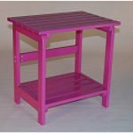 Globalinx Tropical violet painted cedar adirondack table