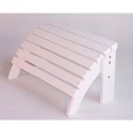 Globalinx White painted cedar adirondack ottoman