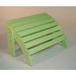 Globalinx Lime green painted cedar adirondack ottoman