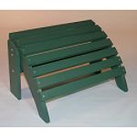 Globalinx Hunter green painted cedar adirondack ottoman