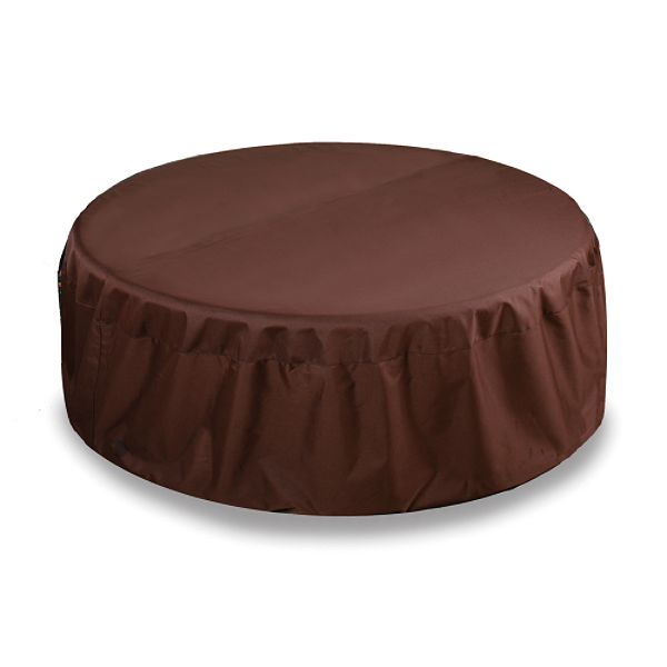 Two Dogs Designs 60" FIRE PIT COVER-CHOCOLATE BROWN