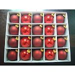 100ct 65mm Glass Ball Ornament in White Box