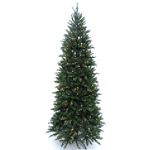 Christmas Tree Ideas: Good Tidings Lacrosse Fir Artificial Prelit Christmas Tree, 9-Feet Tall