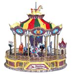 Lemax Village Collection Belmont Carousel, With 4.5V Adapter