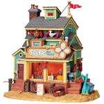 Lemax Village Collection Barnacle Bob's Scuba and Boat Salvage