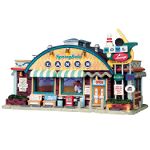 Lemax Village Collection Springfield Lanes, With 4.5V Adapter
