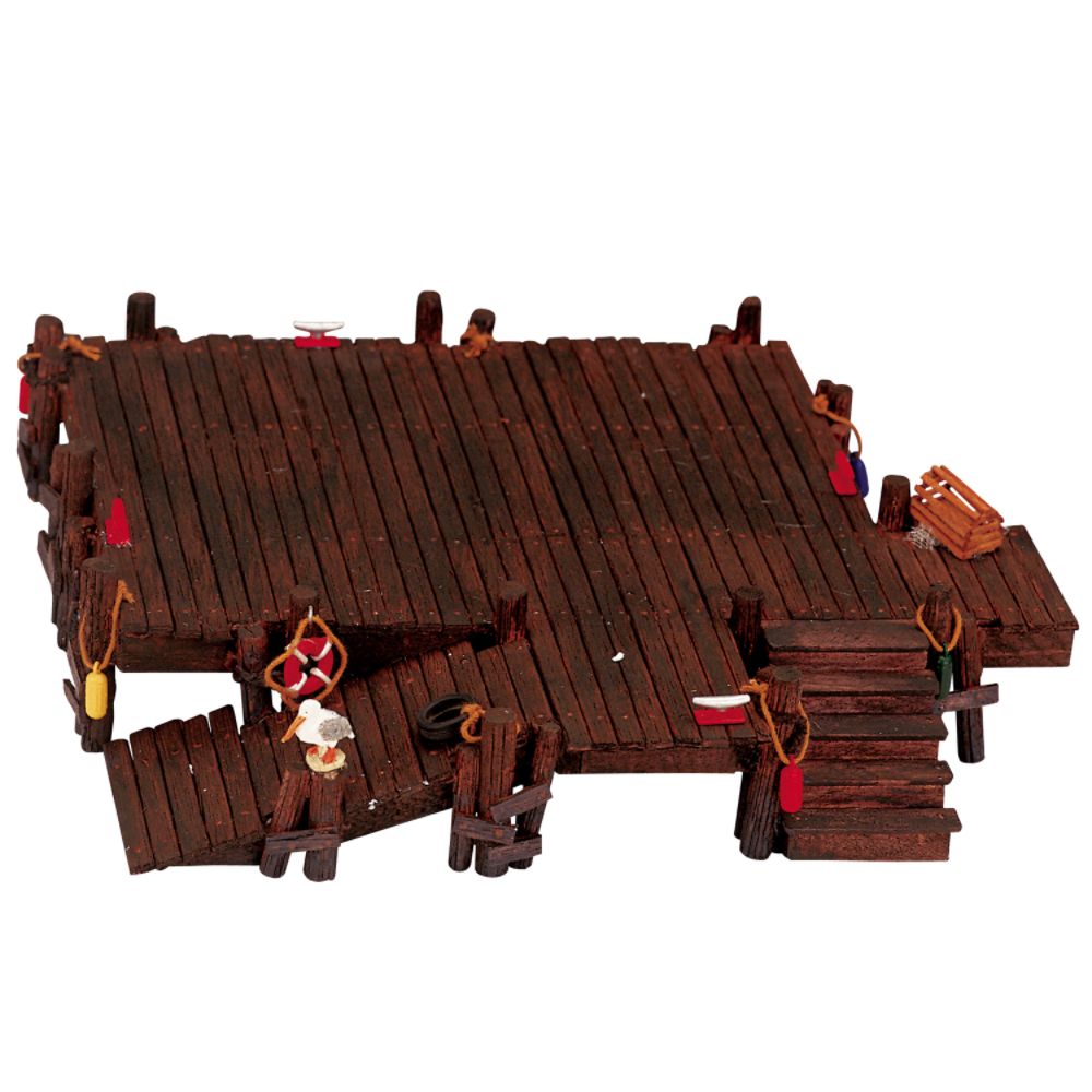 Lemax Village Collection Small Wooden Wharf With Ramp