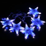 Neo Neon 5pc Aluminium Star