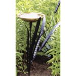 Achla Single Cattail Bird Bath