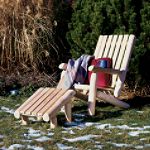 Cedar Looks Log Ottoman