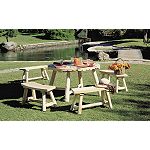 Cedar Looks Round Table (No Hole) 48