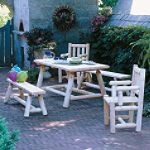 Cedar Looks Table Picnic Sep Benches