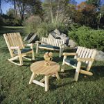 Cedar Looks Coffee Table Round 27
