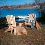 Cedar Looks Deluxe Adirondack Ottoman