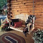 Cedar Looks Swing Seat 4'Ft Porch W/Chain